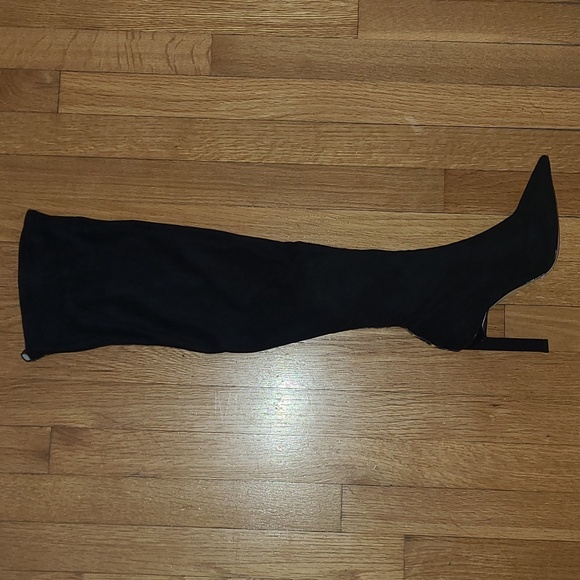 Schutz Benine Up Black Over the Knee Boots - Picture 3 of 6